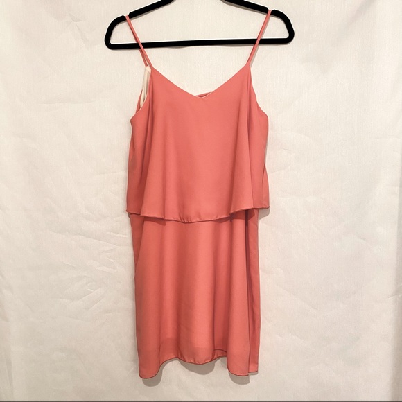 Light Pink Tiered Dress - Picture 3 of 9